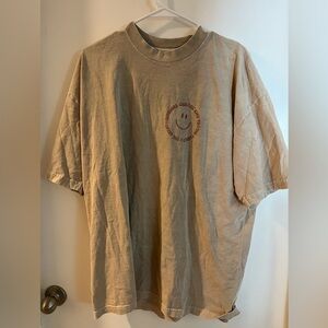 Beige Graphic Tee